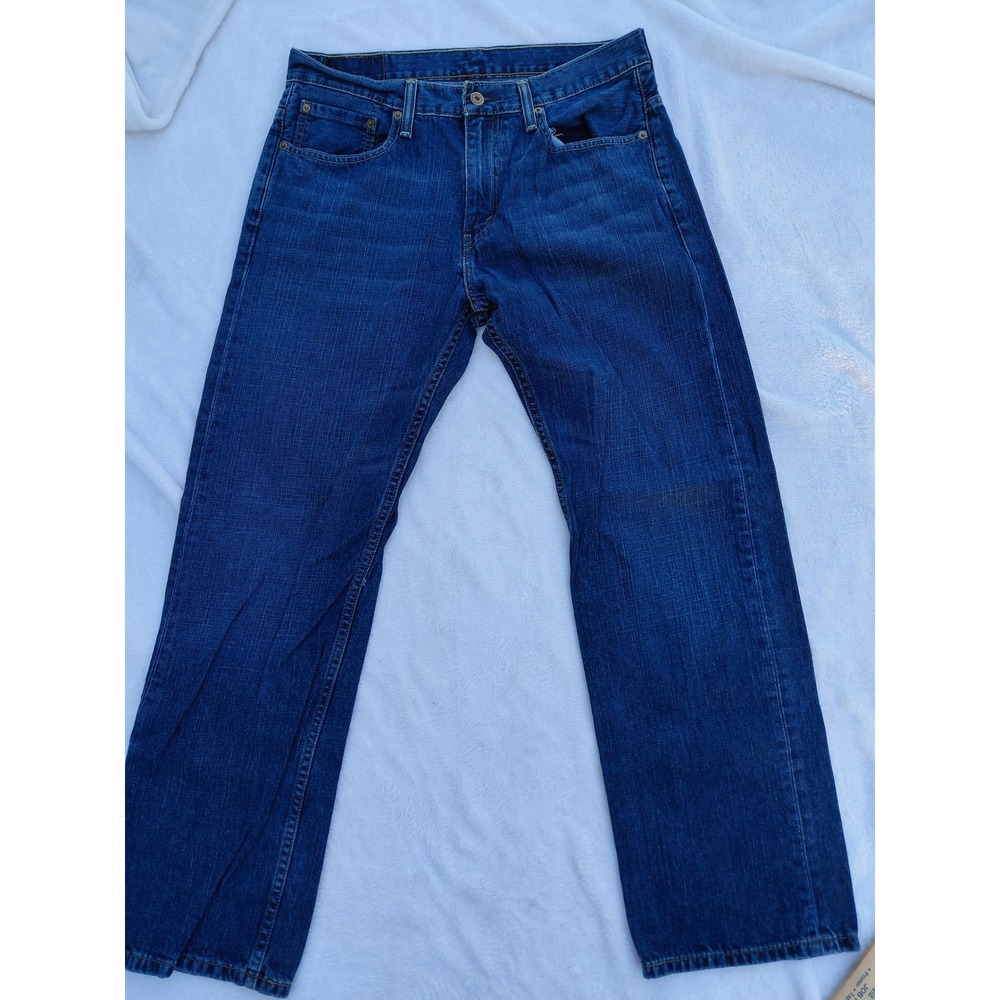 Levis 569 Loose Straight Leg Jeans Mens 32x32 Blue Denim Medium Wash Relaxed Fit